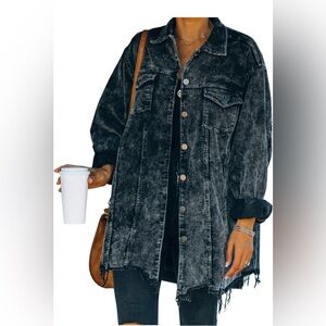 Women's Black Corduroy Jacket